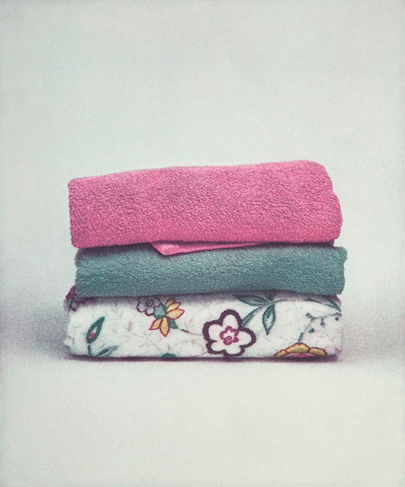 towels14, gum bichromate, 2014, @Sookang KIM.jpg
