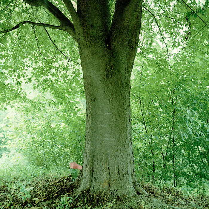 a man behind tree,inkjet print,90X90cm,2014.jpg